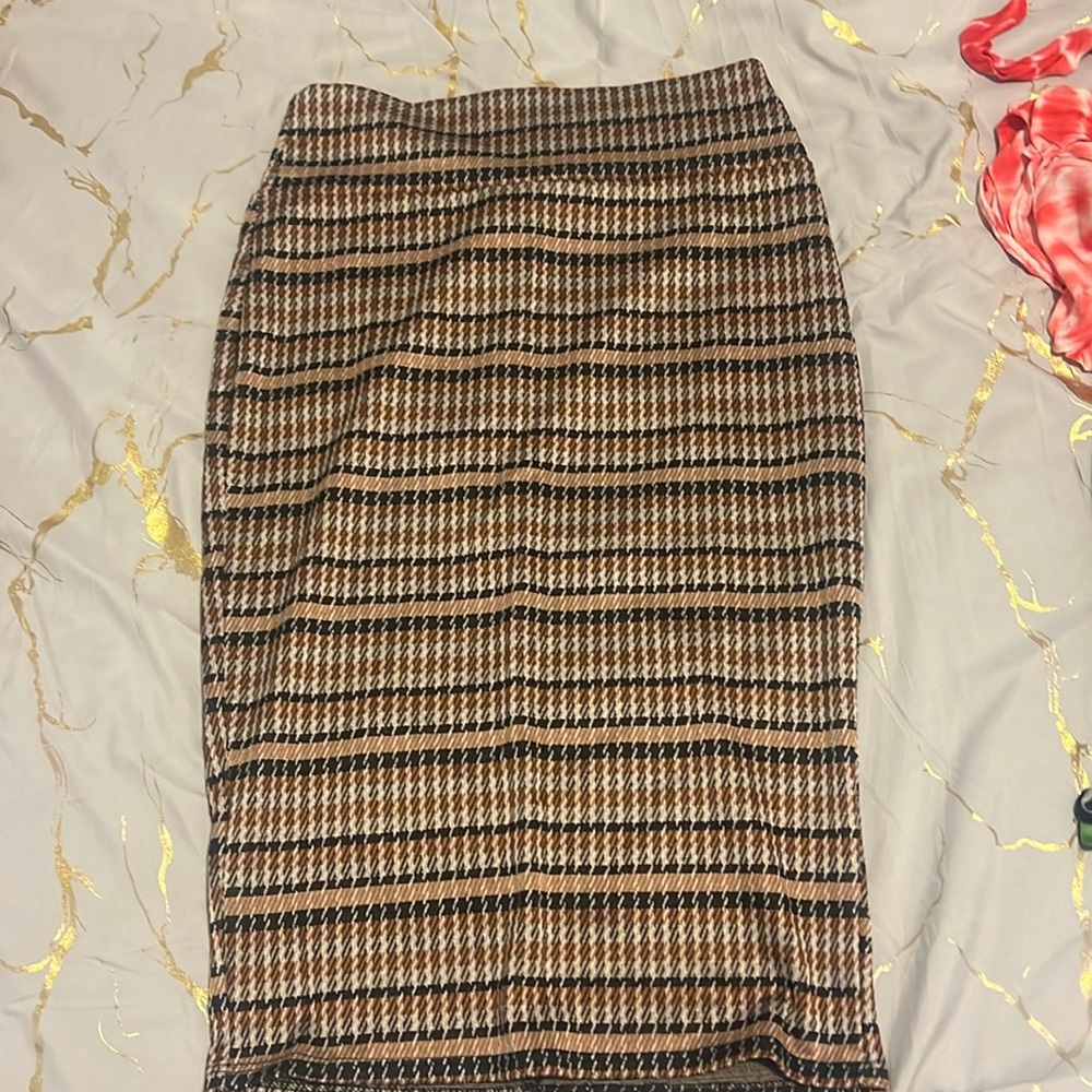 Skirt brown/black/tan